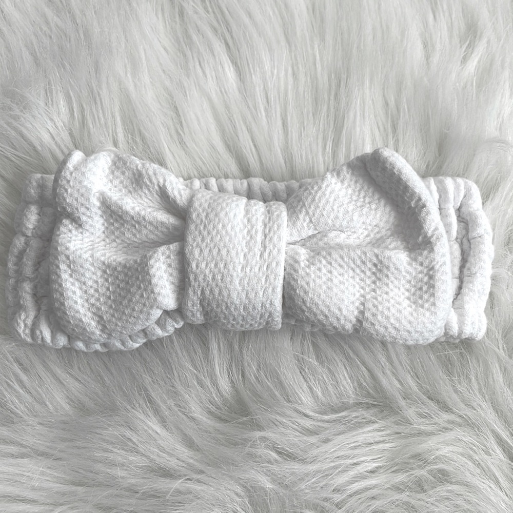 World Market Women’s White Headband with Bow